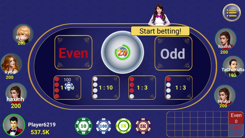 Poker, Blackjack, Tài Xỉu, Xóc đĩa