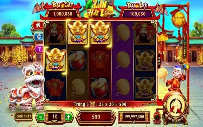 Nổ Hũ Lân Hái Lộc OK88: Tam Lân xuất hiện – Nổ Hũ rinh tiền tỷ về tay 4 Biểu tượng Wild